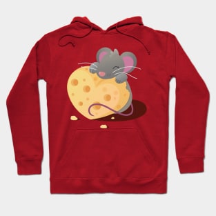 Mouse Heart Cheese Hoodie